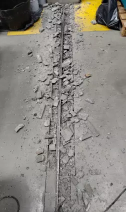 SMS - Reprise des Joints de construction épaufrés